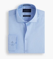 Modern Fit Geo Print Dress Shirt