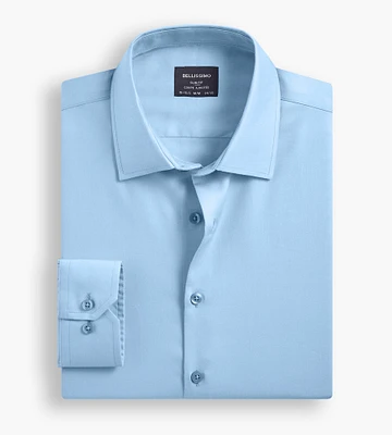 Slim Fit Non-Iron Sateen Dress Shirt