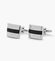Black Stone Cuff Links