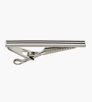 Silver Stripe Tie Bar