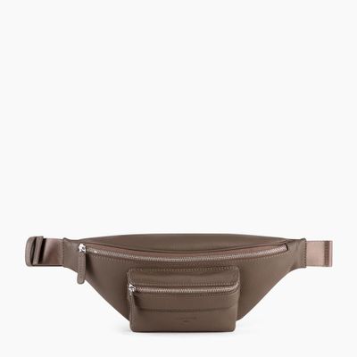 Sac banane Charles en cuir grainé