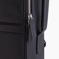 Sac à dos convertible porte documents 15" Charles en cuir grainé
