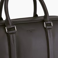 Porte documents slim 14" Charles en cuir lisse