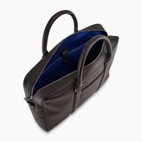 Porte documents 15" 1 soufflet Charles en cuir grain