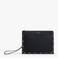 Pochette A5 Gabin en cuir grainé