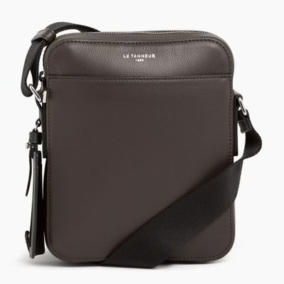 Petite sacoche Emile en cuir grain