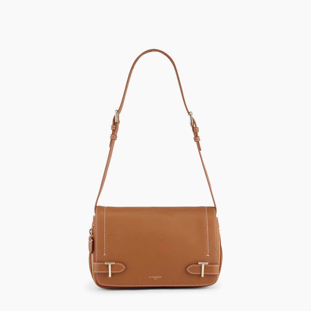 Petit sac bandoulière Simone en cuir grain