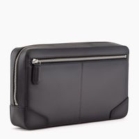 Pochette Corentin en cuir lisse