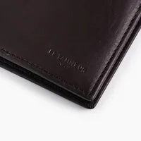Portefeuille horizontal moyen modèle 2 volets Gary en cuir huilé