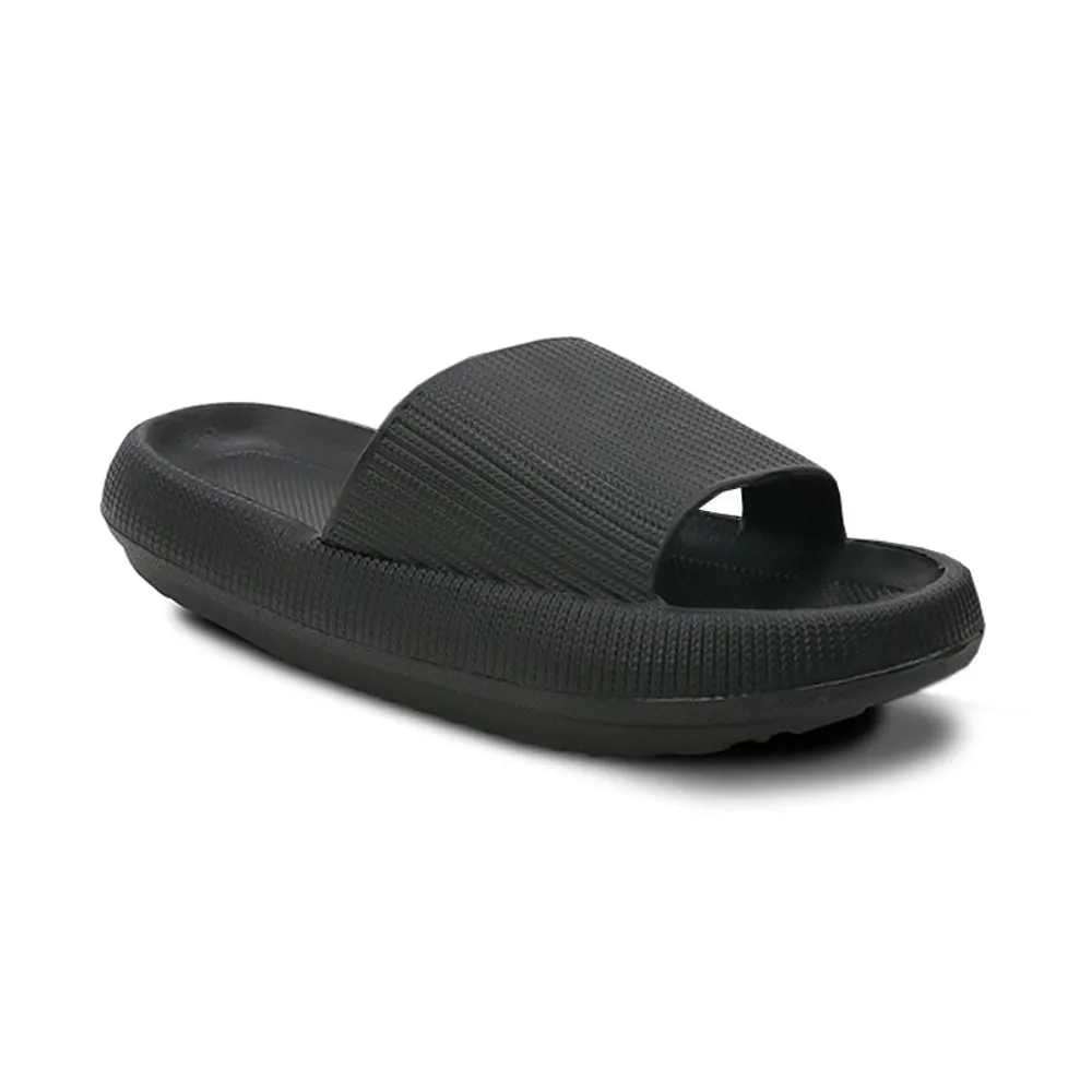 Women's Pillow Slides Black