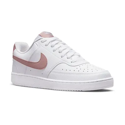 Women's Court Vision Low Next Nature White/Pink Oxford