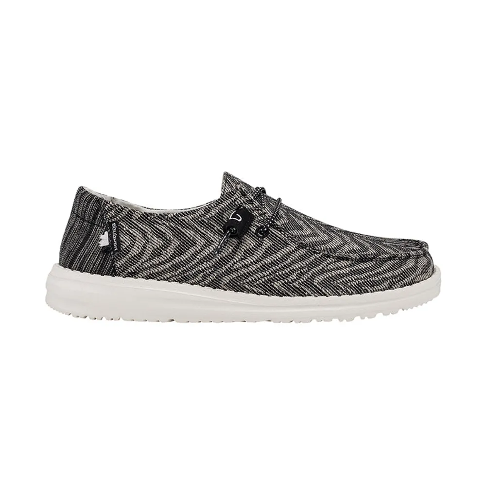 Hey Dude Shoes® Ladies' Wendy Woven Zig Zag Black