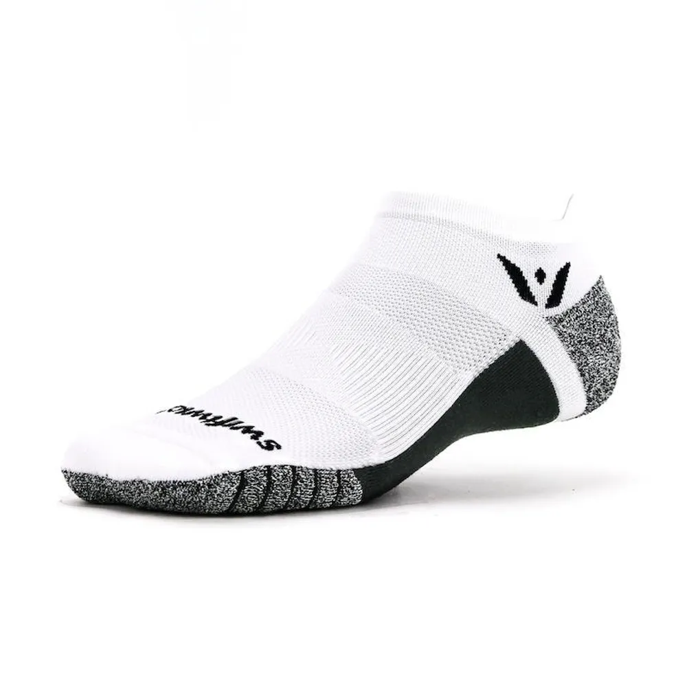 Swiftwick Men's Flite XT Zero Tab Large White