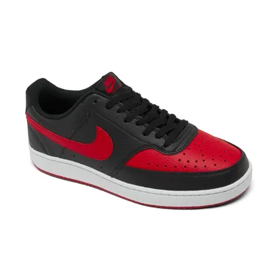 Men's Court Vision Low Next Nature Black/Red/White