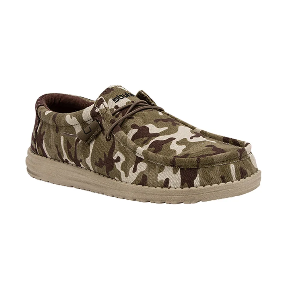 HEYDUDE Men's Wally Camo Flag