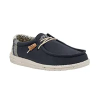 Men's Wally Linen Natural Navy