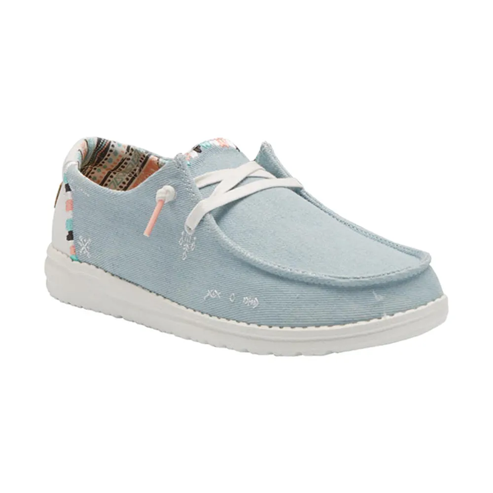 Hey Dude Women's Wendy Chambray Denim Loafer –