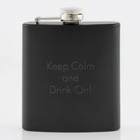 Stainless Steel Black Painted Flask