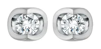 14K White Gold 0.50cttw Diamond Stud Earrings