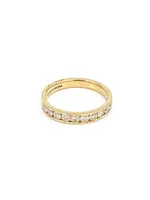 14K Gold 0.25cttw Diamond Anniversary Channel Set Ring / Band