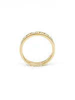 14K Gold 0.25cttw Diamond Anniversary Channel Set Ring / Band