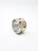 Silver and Sapphire Ring