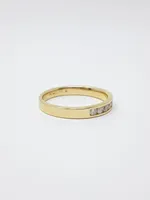 14K Gold 0.25cttw Diamond Anniversary Channel Set Ring / Band