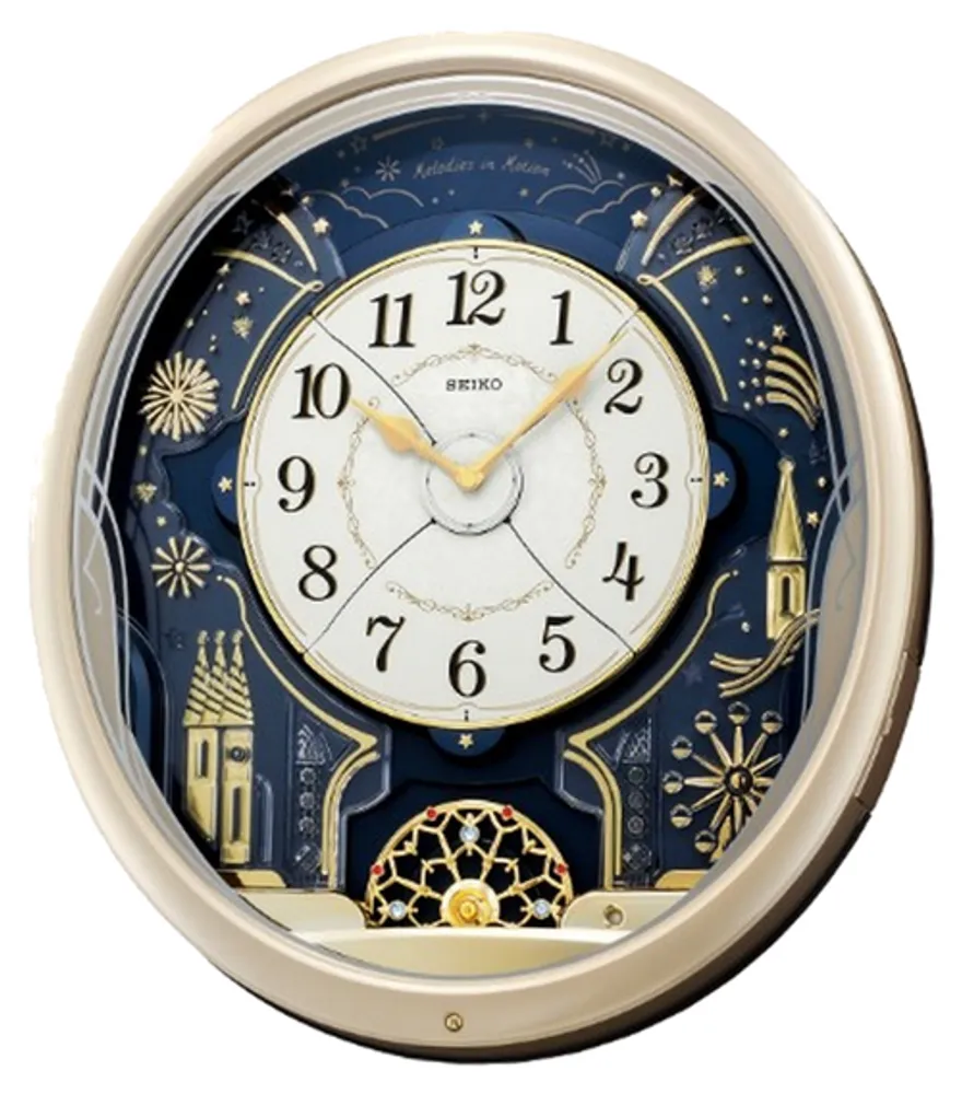 Dana Dow Jewellers + Starry Night Melodies In Motion Seiko Wall Clock  QXM239S | Southcentre Mall