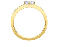 14K Yellow Gold 0.50cttw Round Brilliant Canadian Diamond Engagement Ring