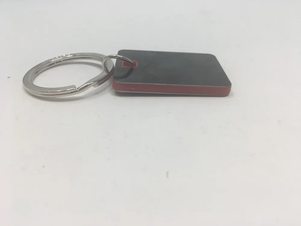 Black with Red Trim Key Chain