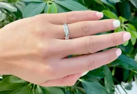 14K White Gold 0.45ctts Diamond Wedding Ring