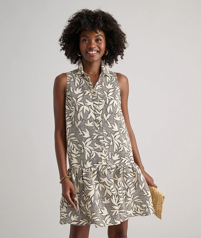 Linen Blend Sleeveless Amara Dress