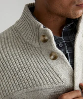 Wool-Blend Heavyweight Cardigan