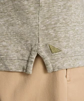 Cotton-Linen Johnny Collar Polo