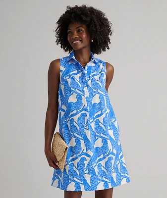 Stretch Cotton Printed Jordan Dress