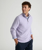 Cotton Quarter-Zip Sweater