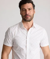 Stretch Cotton Short-Sleeve Rockwell Shirt