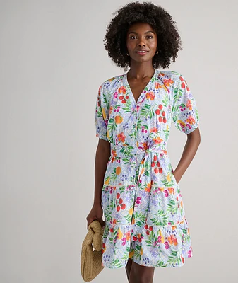 Cotton Short-Sleeve Sierra Dress