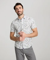 Stretch Cotton Short-Sleeve Wright Shirt