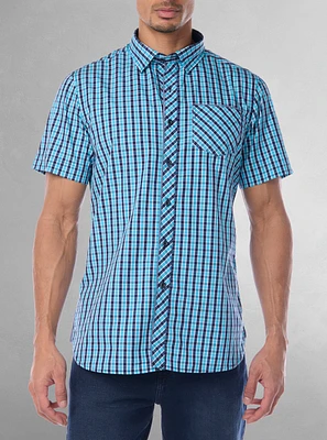 Men's casual short sleeve shirt