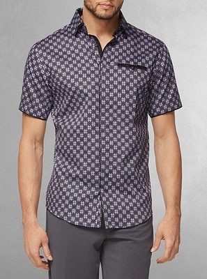 Men's casual short sleeve shirt