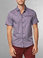 Men's casual short sleeve shirt