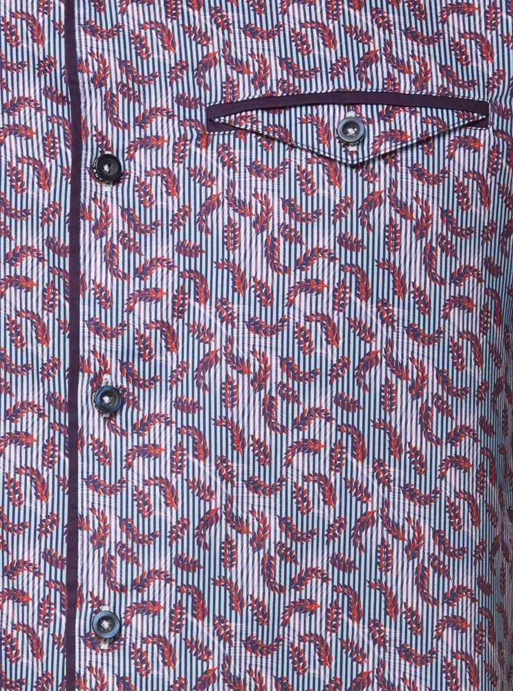 Men's casual short sleeve shirt