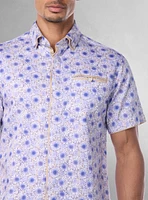 Men's casual short sleeve shirt