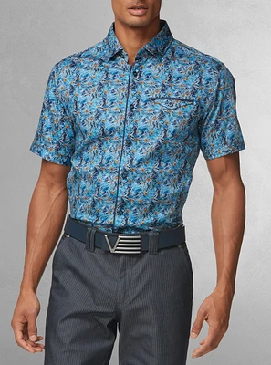 Men's casual short sleeve shirt
