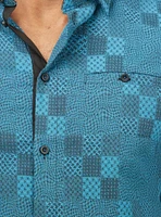 Men's casual short sleeve stretch shirt