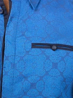 Chemise décontractée en stretch à manches courtes pour hommes