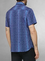 Men's casual short sleeve stretch shirt