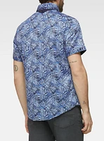 Men's casual short sleeve stretch shirt