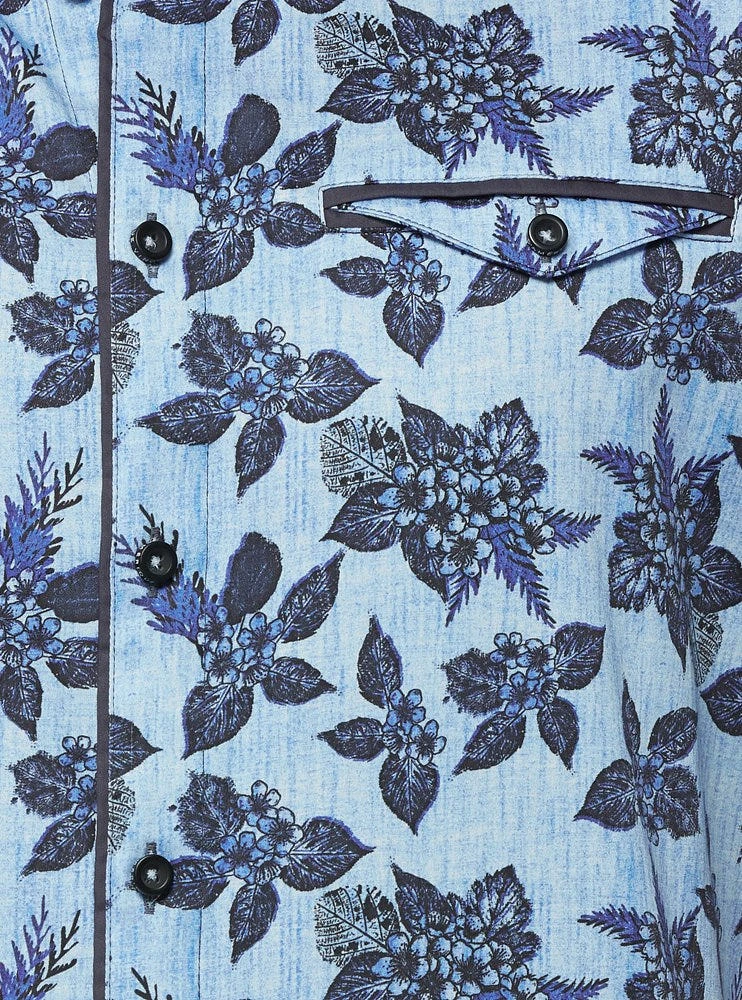 Chemise décontractée en stretch à manches courtes pour hommes
